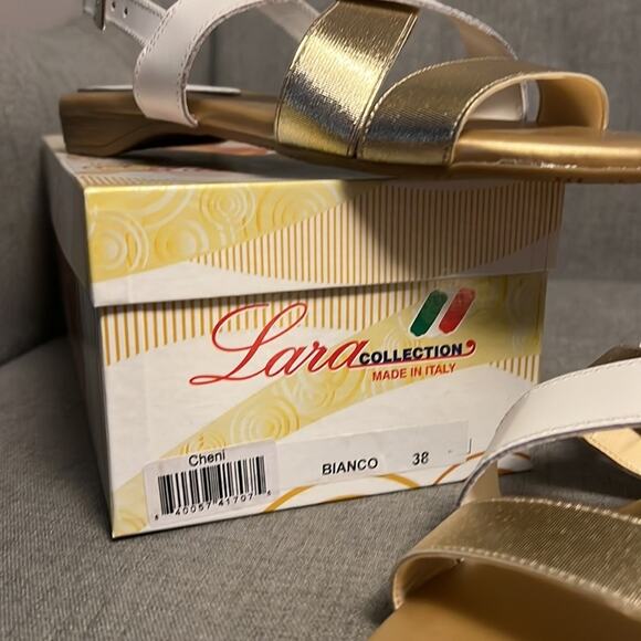 Lara Collection made in Italy women's strappy sandals size 38 - Picture 2 of 6